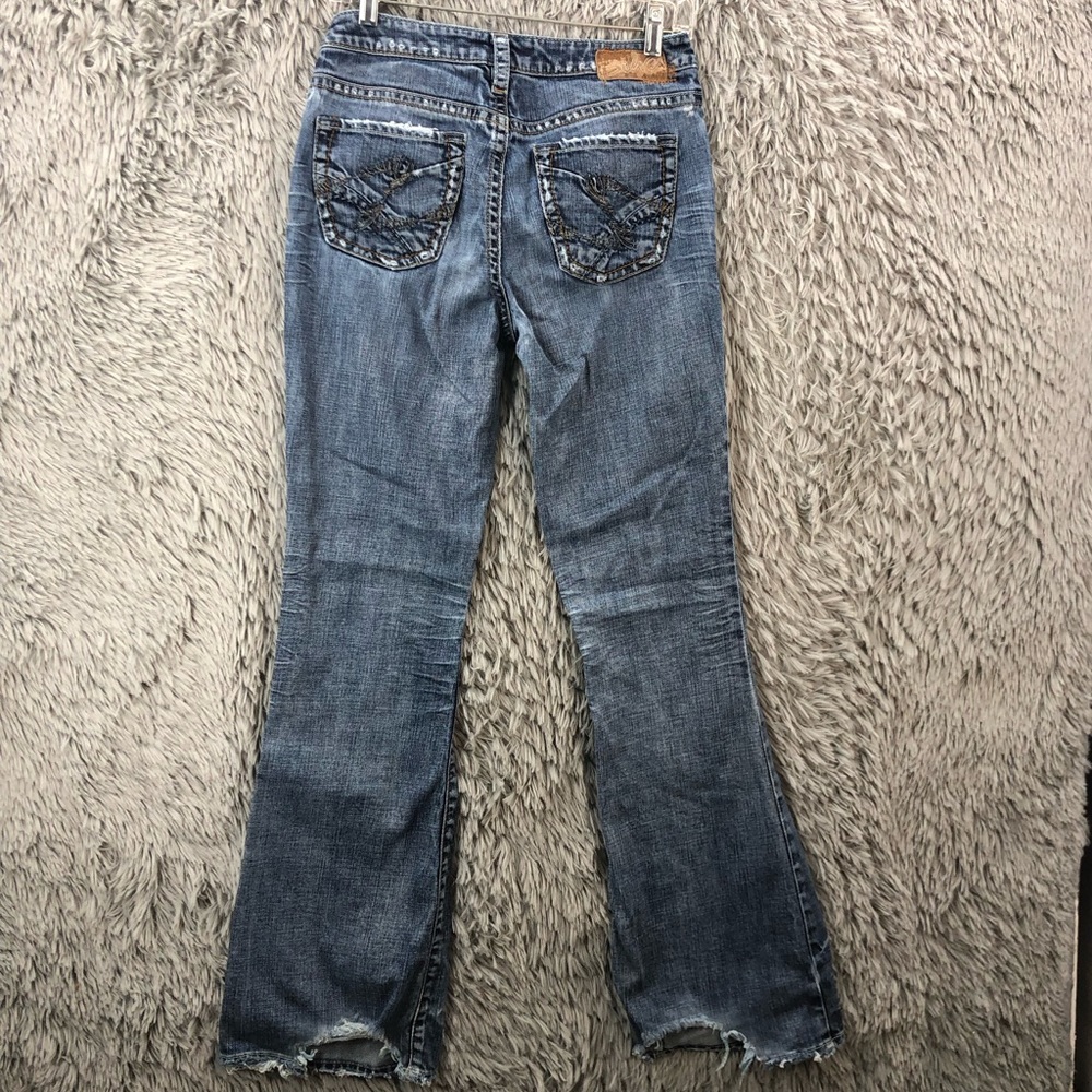 Silver Jeans Womens Size 28 Suki Flare Denim Jeans